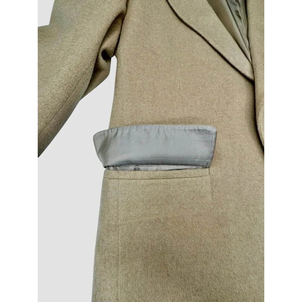 44R Vintage Kuppenheimer Soft Tan Camel Hair 2-Button Sport Coat Blazer Jacket